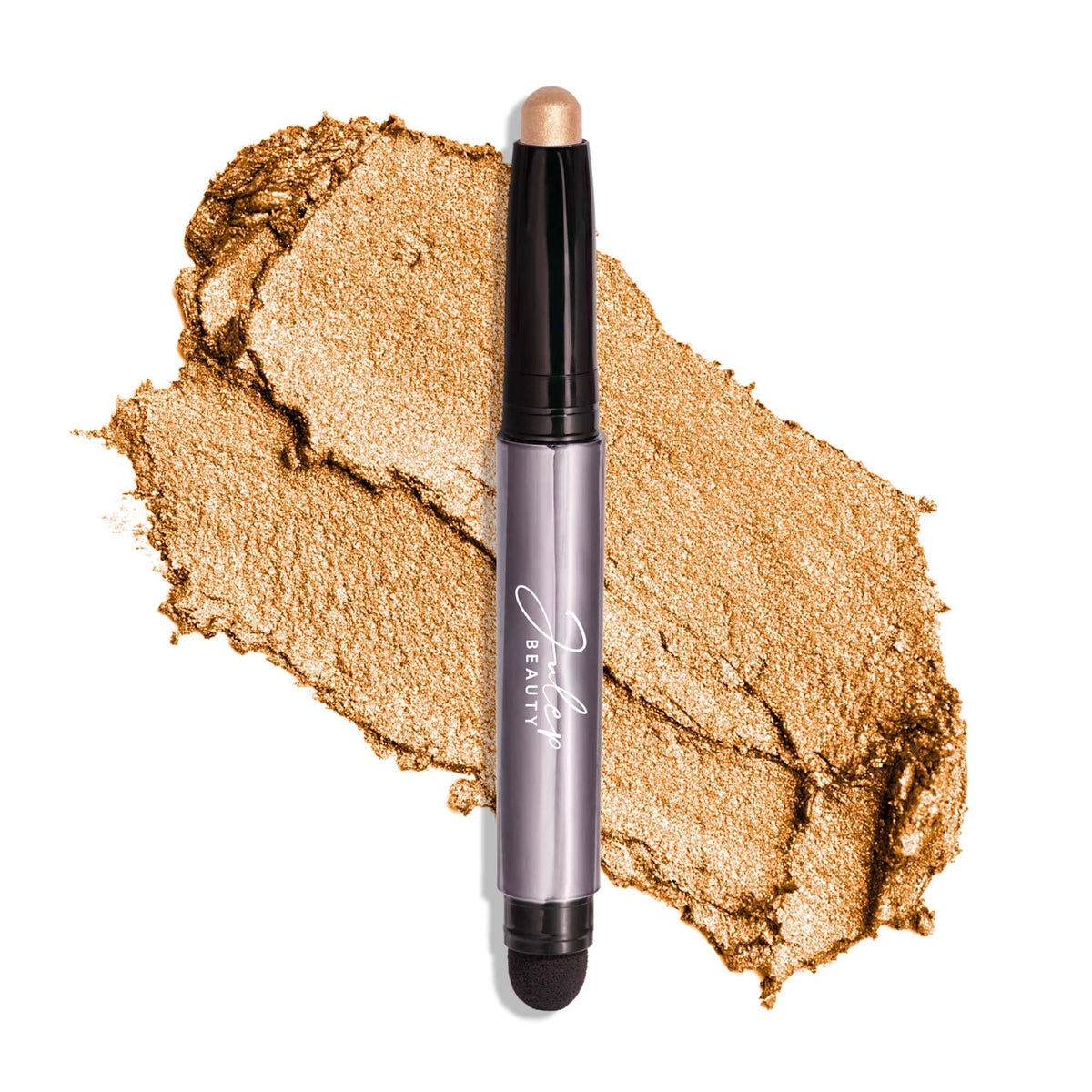 Julep front view of closed stick showing compact shimmer convenience