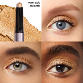 Julep open tip showing warm gold pigment ready for glide application
