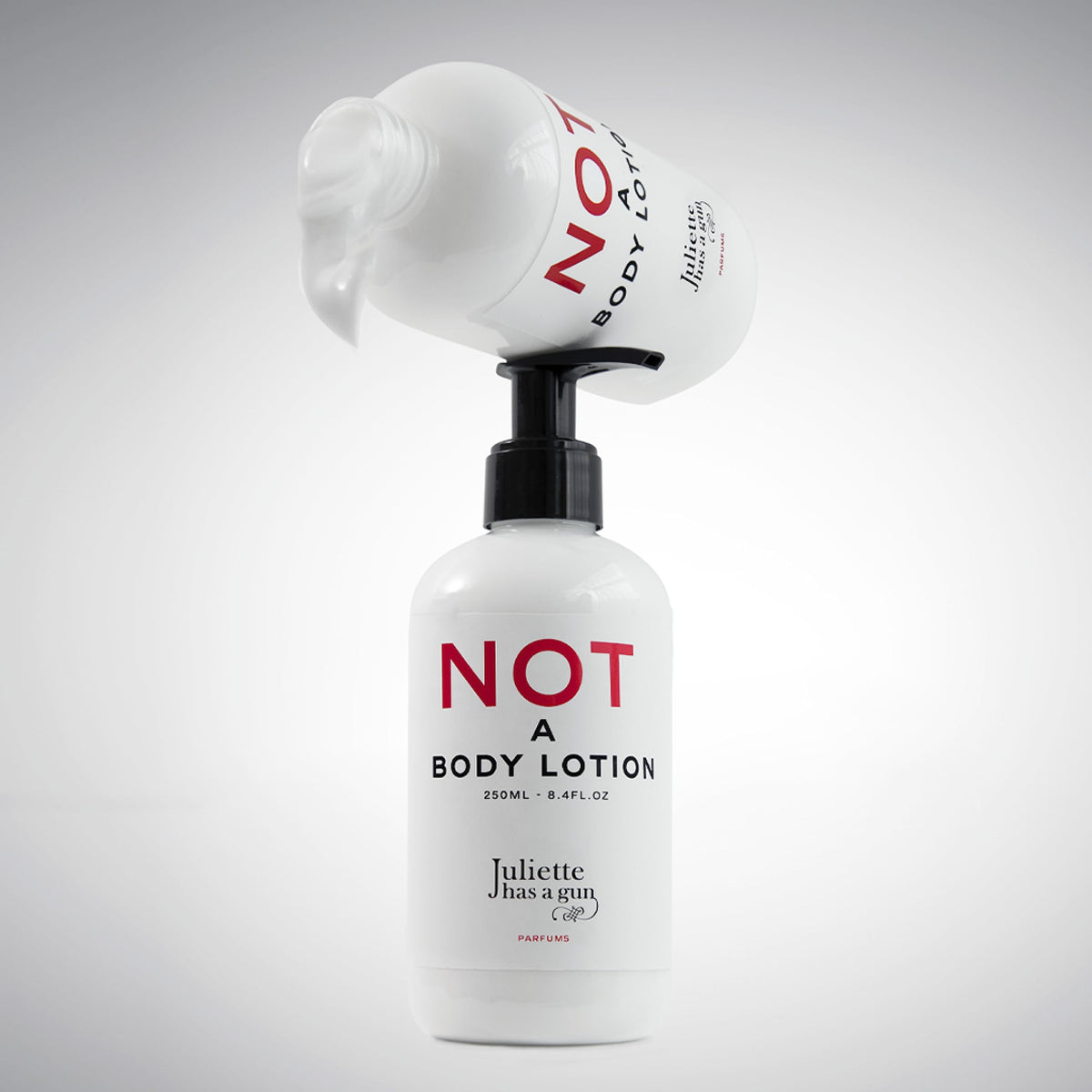 Juliette Has A Gun body lotion applied to forearm lifestyle scene for daily moisturizing benefit