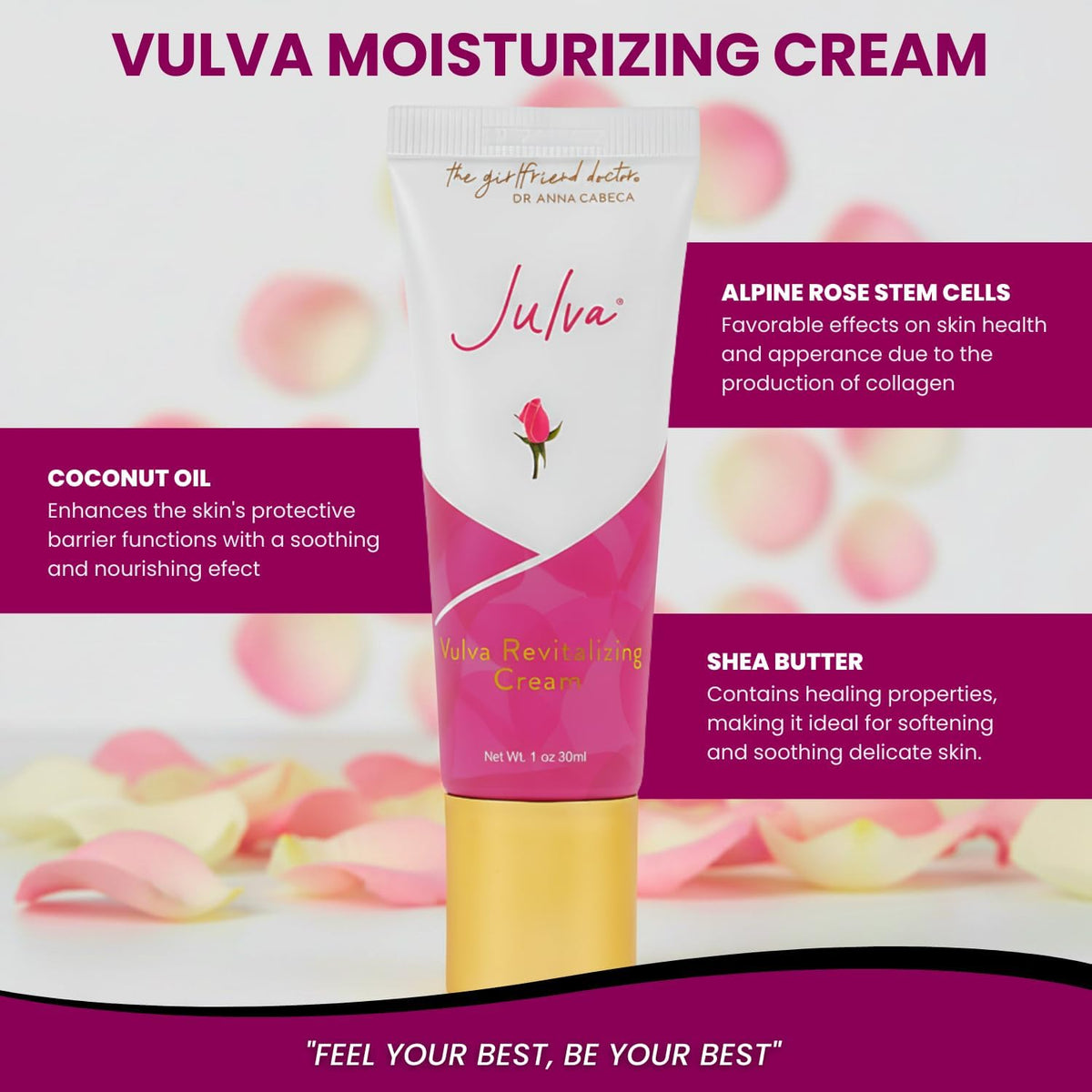 Julva application demonstration on hand illustrating gentle, targeted use