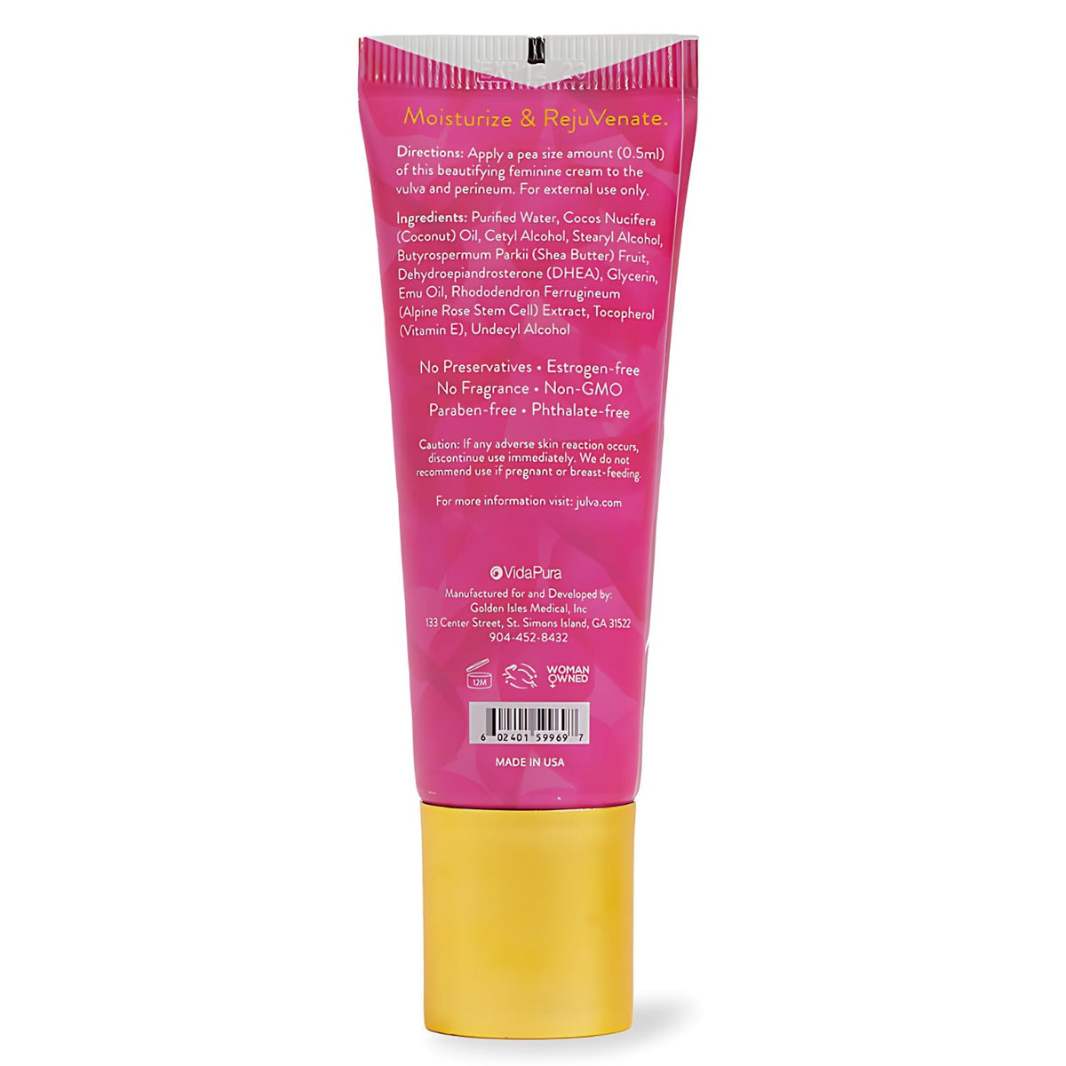 Julva cream texture closeup displaying smooth moisturizing consistency benefit