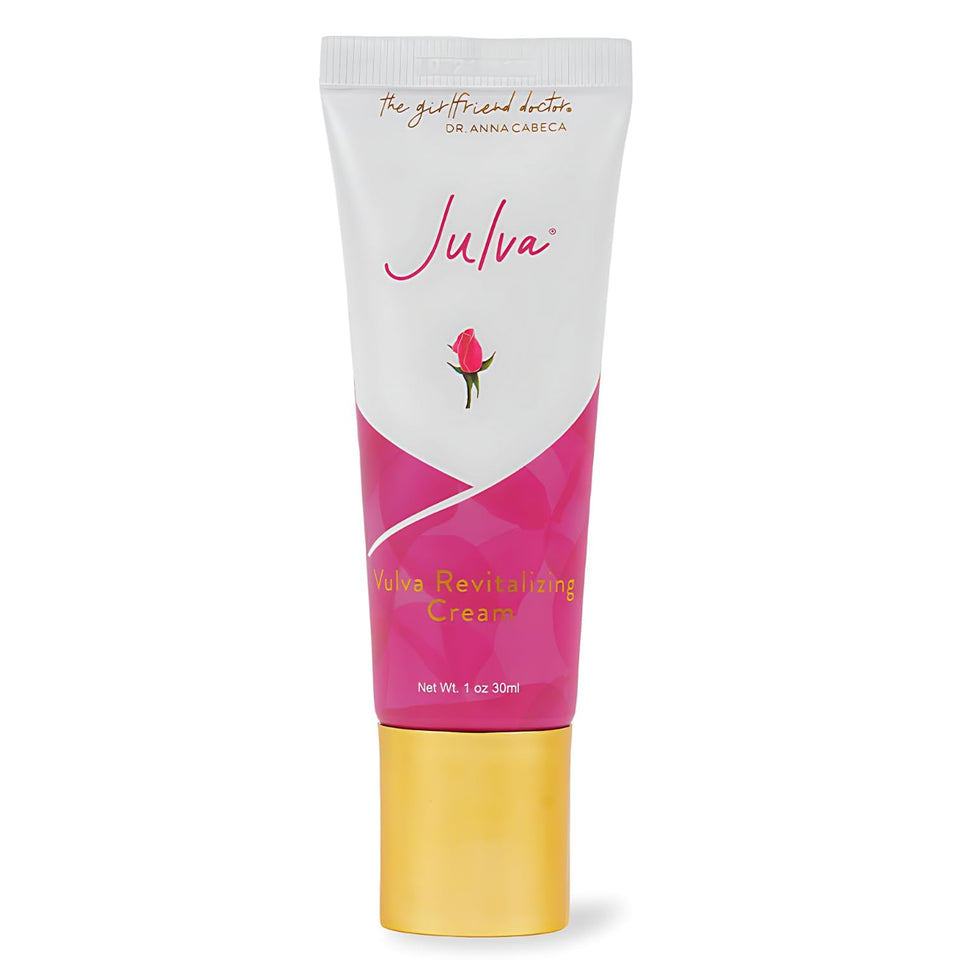 Julva front packaging showing jar and brand for trusted intimate hydration