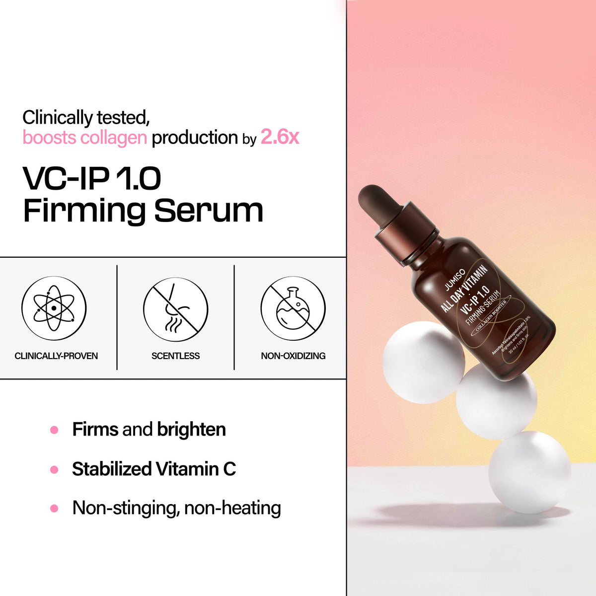 JUMISO close-up of serum texture highlighting lightweight absorption
