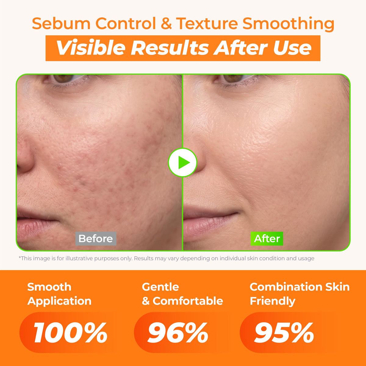 JUMISO texture drop highlighting lightweight consistency for fast absorption