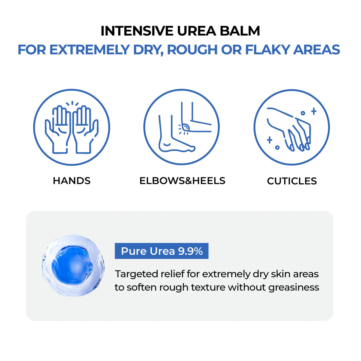 JUMISO being applied to hands demonstrating softening and quick relief
