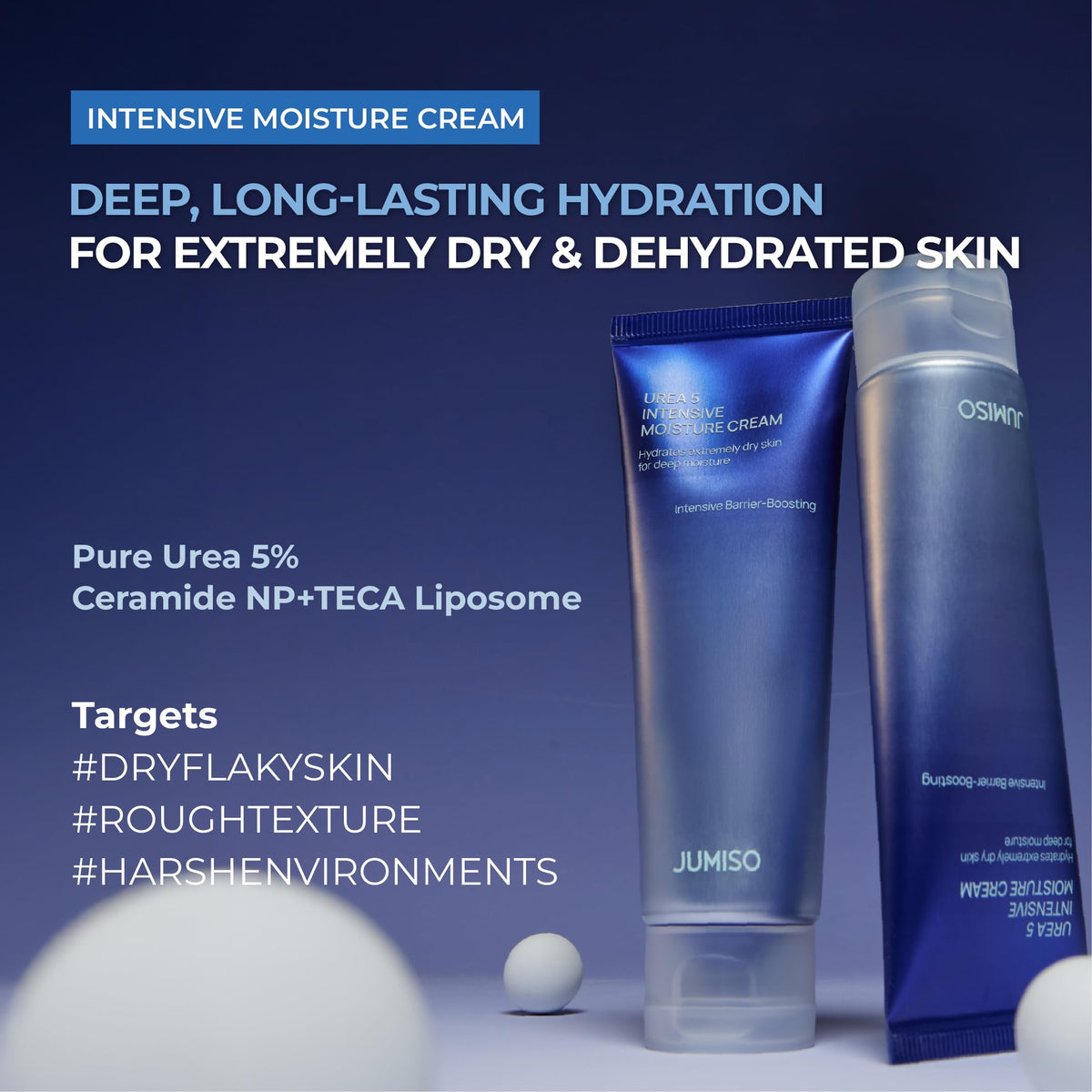 JUMISO cream texture up close demonstrating rich non-greasy hydration