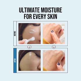 JUMISO open jar revealing gel-cream, indicating deep moisturizing potential