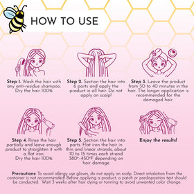 Jumybee visible before and after smoothing and split-end reduction