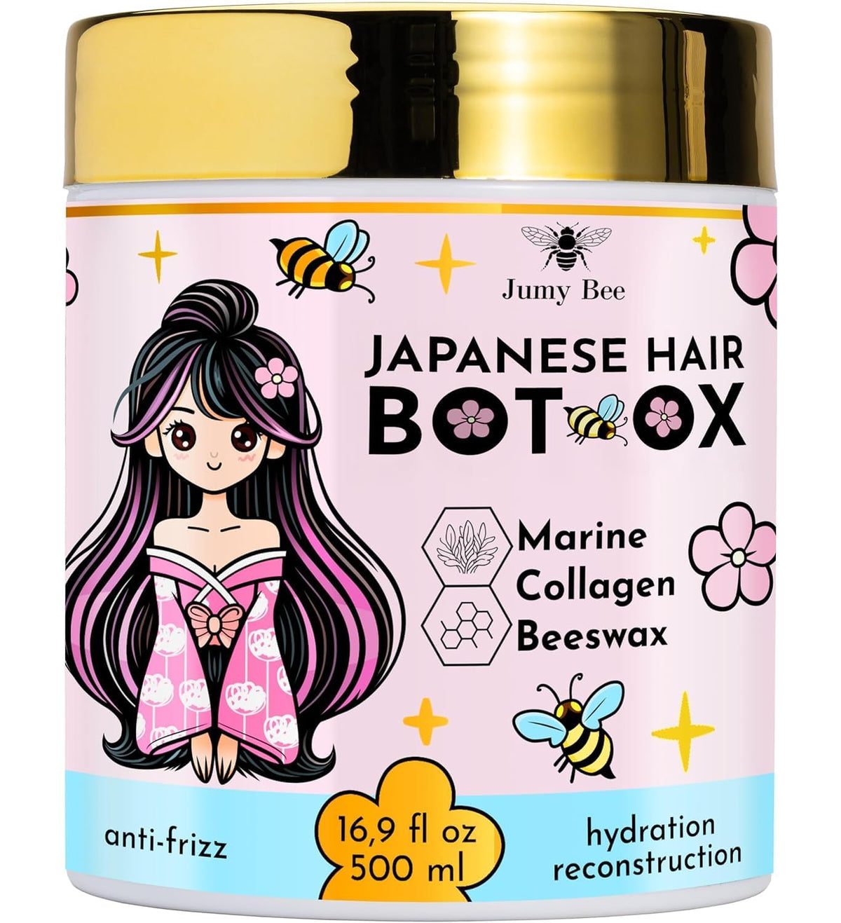 Jumybee front packaging showing tub and brand benefits