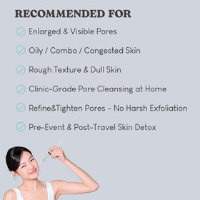 Jung Beauty mask being applied in a spa-styled bathroom illustrating at-home ritual