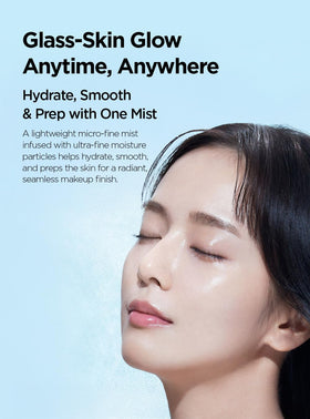 JUNG SAEM MOOL before and after makeup illustrating smoother finish
