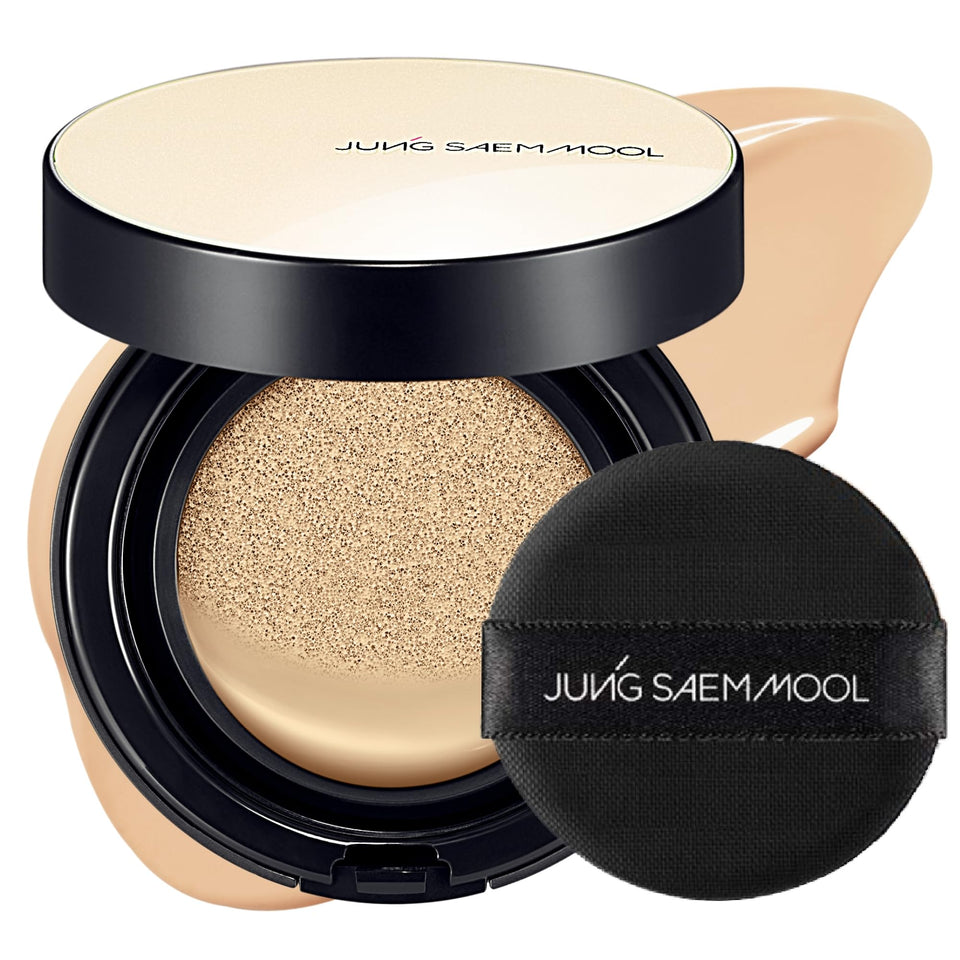 JUNG SAEM MOOL compact front view showing sleek case and brand