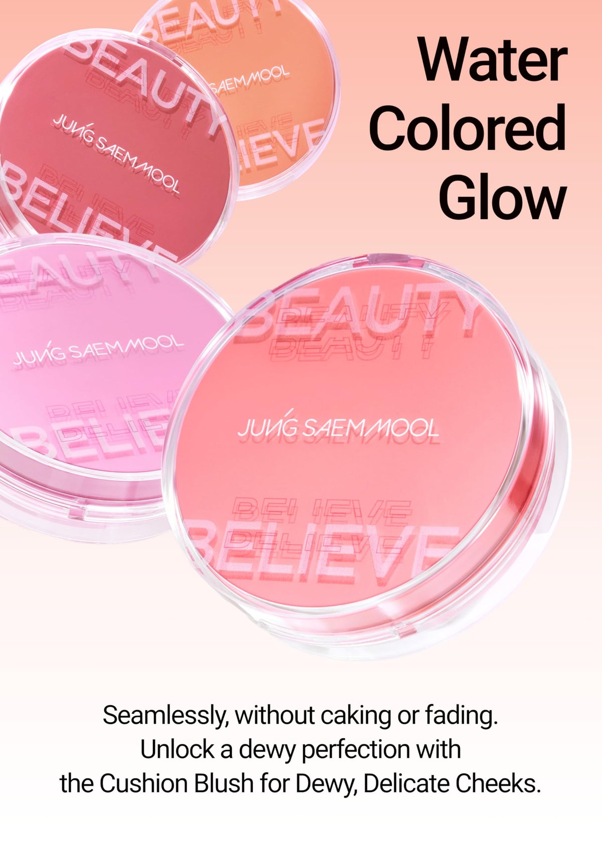 JUNG SAEM MOOL swatch on arm demonstrates Plop Berry buildable pigmentation