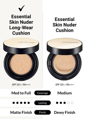 JUNG SAEM MOOL compact in hand showing small scale for travel-friendly convenience