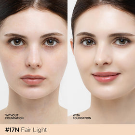 JUNG SAEM MOOL open compact with puff demonstrating easy application