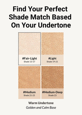 JUNG SAEM MOOL shade 17 swatched on arm showing fair light tone accuracy