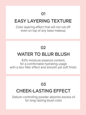 JUNG SAEM MOOL cushion texture close-up showing fine pores for even pickup benefit