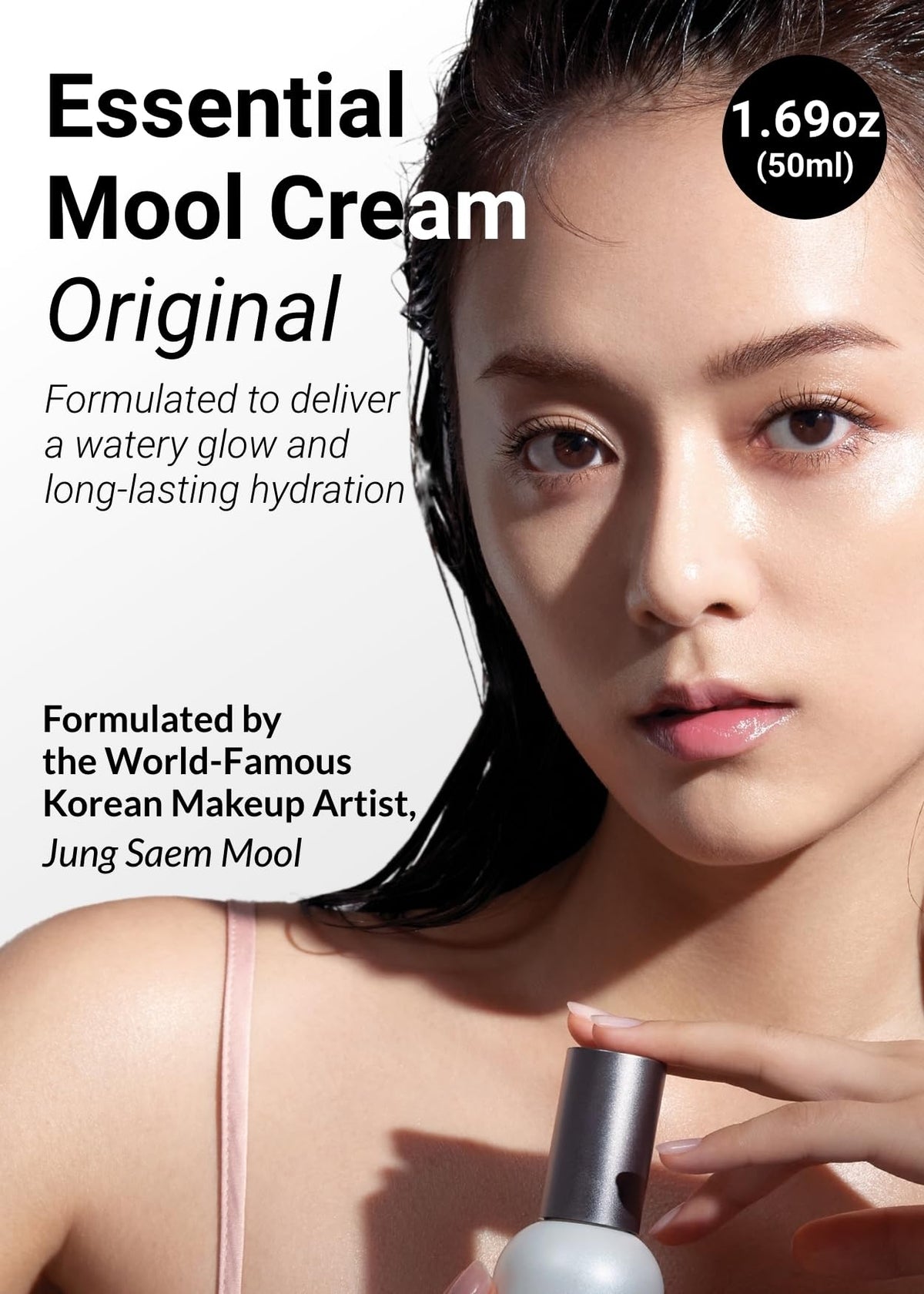 JUNG SAEM MOOL cream texture close-up highlighting lightweight, hydrating finish
