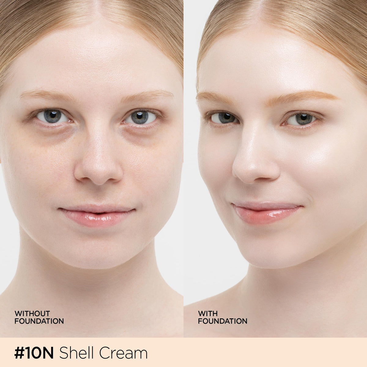JUNG SAEM MOOL open compact displaying cushion and puff for easy application