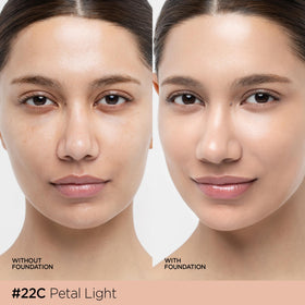 JUNG SAEM MOOL open compact with puff demonstrating easy application benefit
