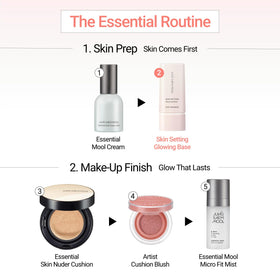 JUNG SAEM MOOL mixing primer with foundation to boost hydration and glow