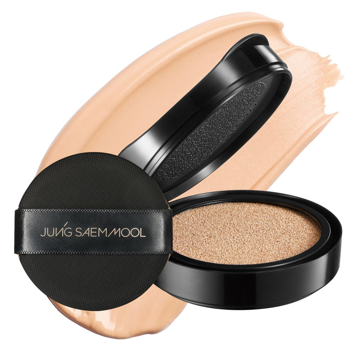 JUNG SAEM MOOL refill front packaging showing shade 19 and compact fit benefit