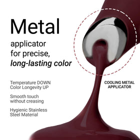 JUNG SAEM MOOL Boba Noir lip swatch showing natural plumpening tint