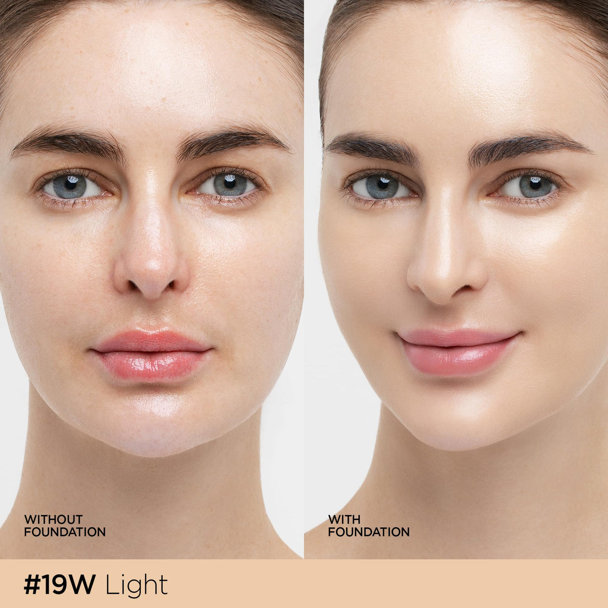 JUNG SAEM MOOL open compact with puff demonstrating easy application