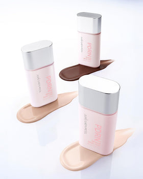 JUNG SAEM MOOL skin tint in makeup bag lifestyle shot, conveys everyday portability