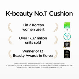 JUNG SAEM MOOL soft-fit puff close-up for smooth, even application benefit