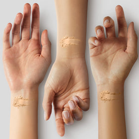 JUNG SAEM MOOL foundation texture blended on skin showing natural, radiant finish