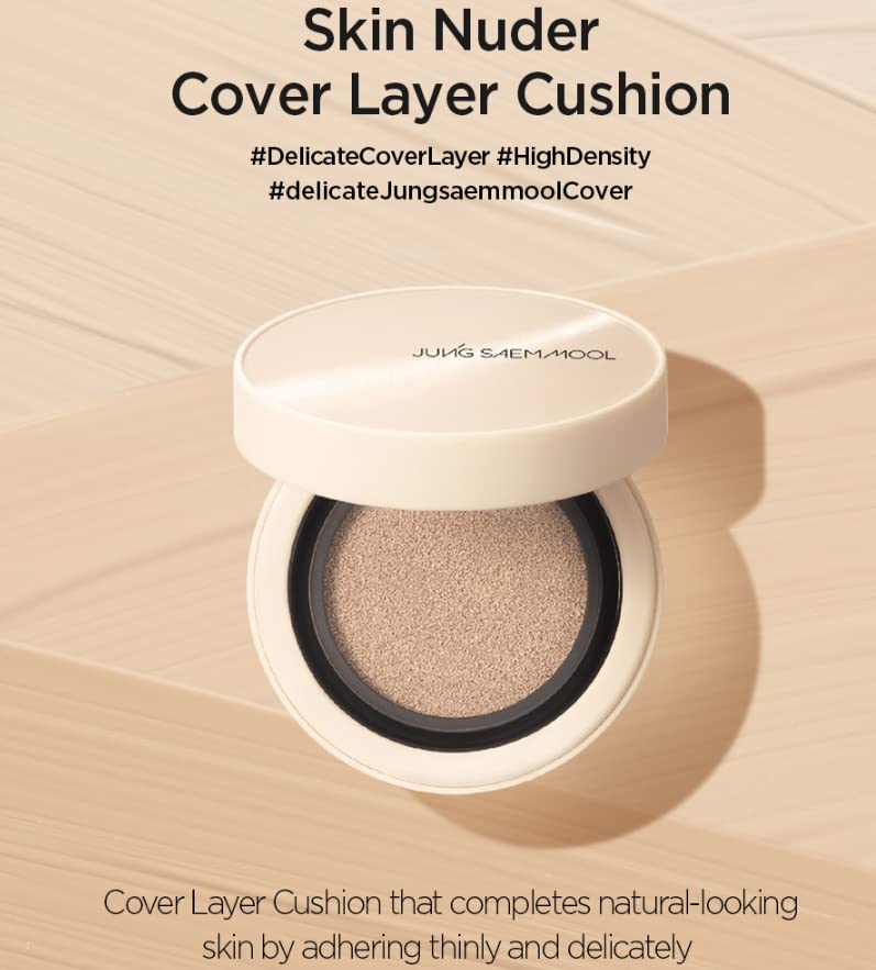 JUNG SAEM MOOL open compact with puff demonstrating easy application for even coverage