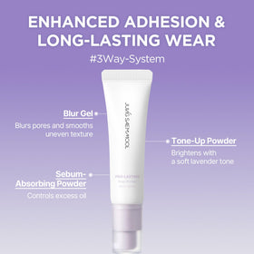 JUNG SAEM MOOL primer blended on hand showing even coverage and tone correction