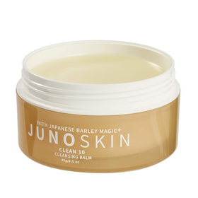 JUNO & Co. front jar showing clean minimalist packaging and clear labeling benefit