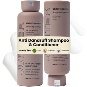 Jupiter duo front packaging showing both bottles and clean design benefit: clear routine