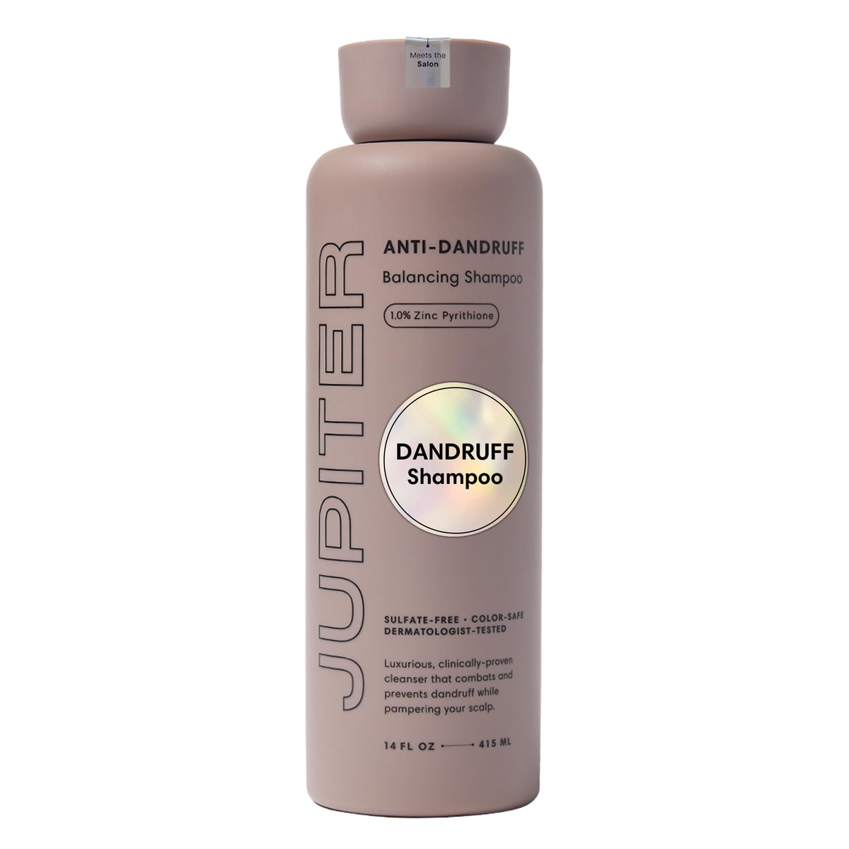 Jupiter front bottle showing clean label and premium design for easy identification