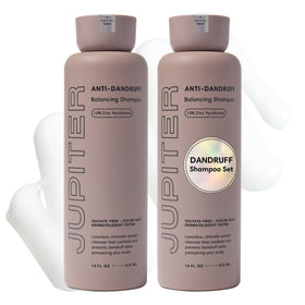 Jupiter shampoo front packaging shows clean branding and product benefits