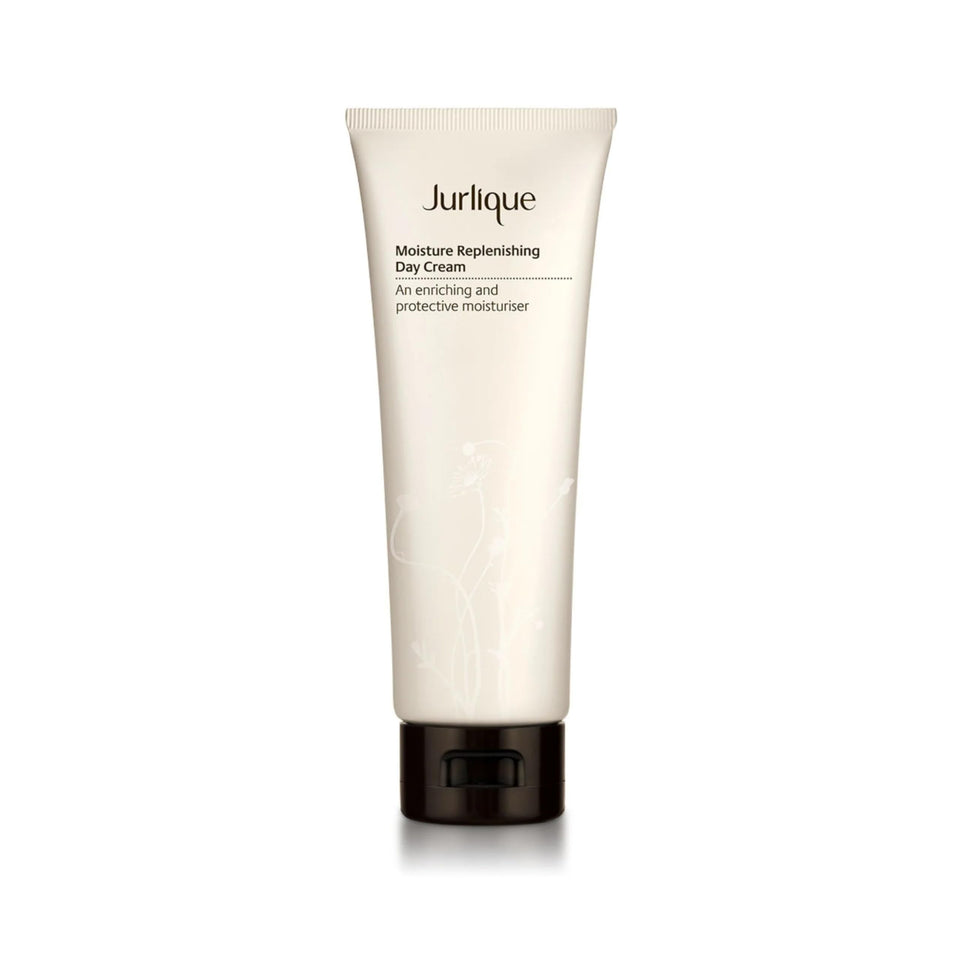 Jurlique front jar showing product packaging and soothing botanical branding benefit