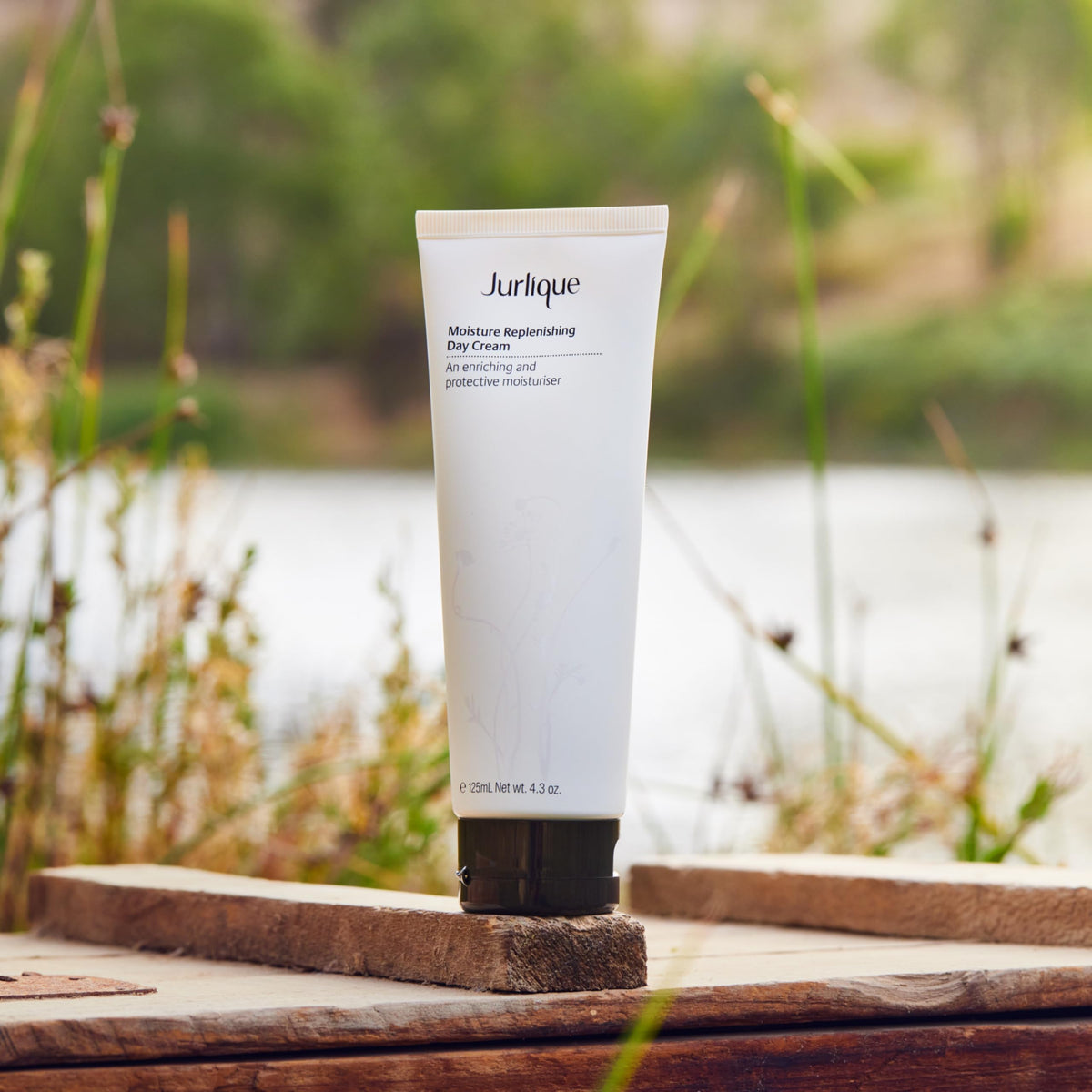 Jurlique jar in hand for size comparison demonstrating practical everyday use benefit