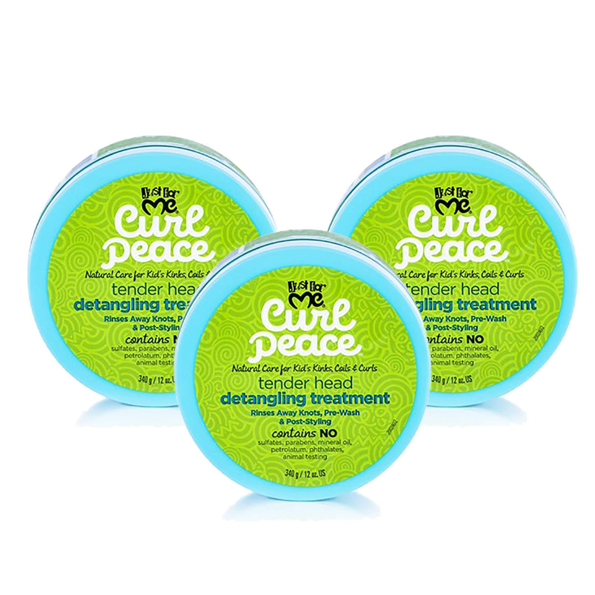 Just For Me front packaging showing product benefits and gentle formula