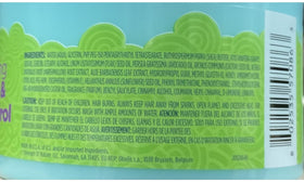 Just For Me label close-up highlighting product name and usage details benefit