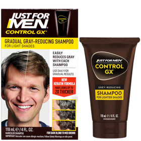 Just for Men front packaging showing product and benefits