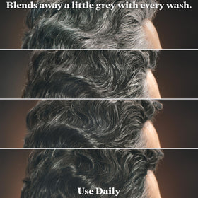 Just for Men Control GX in shower use demonstrating simple daily routine