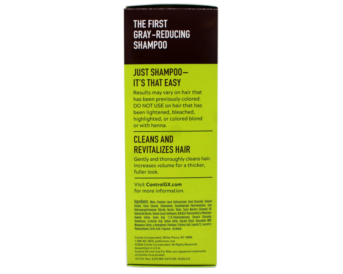 Just for Men Control GX being applied in hand showing easy no-mix use