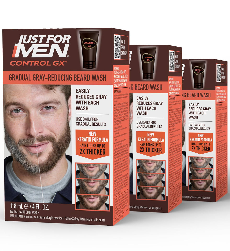 Just for Men front packaging showing product and size for easy identification