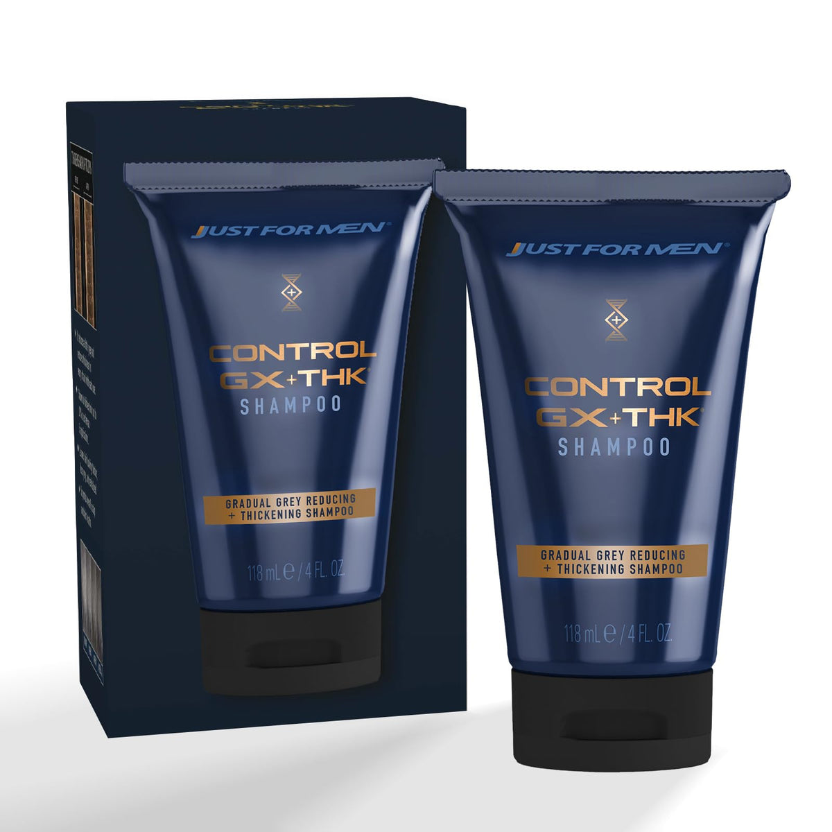 Just for Men front packaging showing product and benefits for easy identification