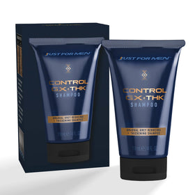 Just for Men front packaging showing product and benefits for easy identification