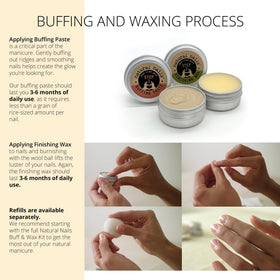 Just Like Jane finishing wax size comparison beside coin for scale and travel convenience