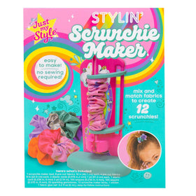 Just My Style finished scrunchies on wrist set showing wearable accessories and coordination