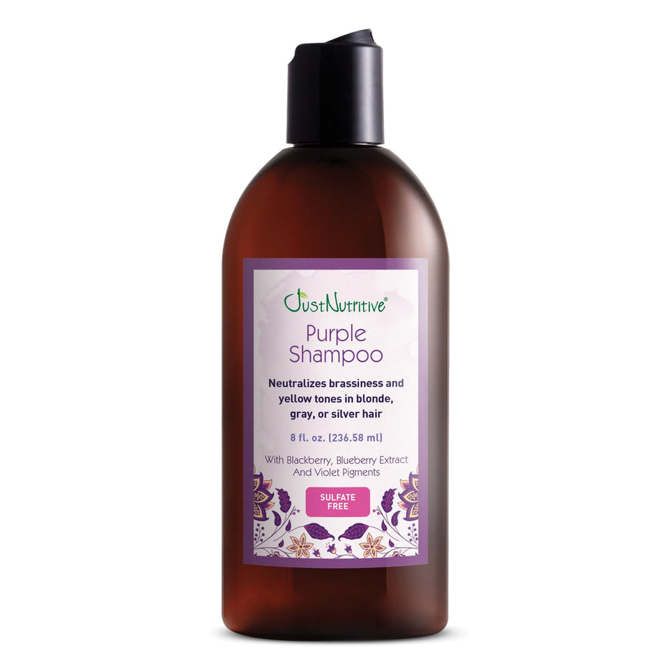 Just Nutritive front label on 8 oz bottle showing product name and benefits